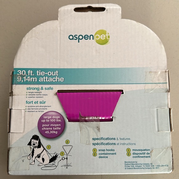 30ft pet tie out for big dogs - Picture 2 of 3